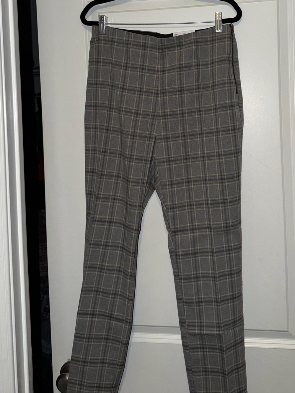 Nine West Gray Plaid Dress Pants - Picture 1 of 5